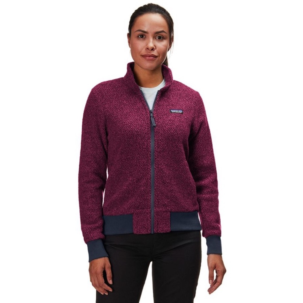 Patagonia Woolyester Fleece Jacket Oxide Red Small